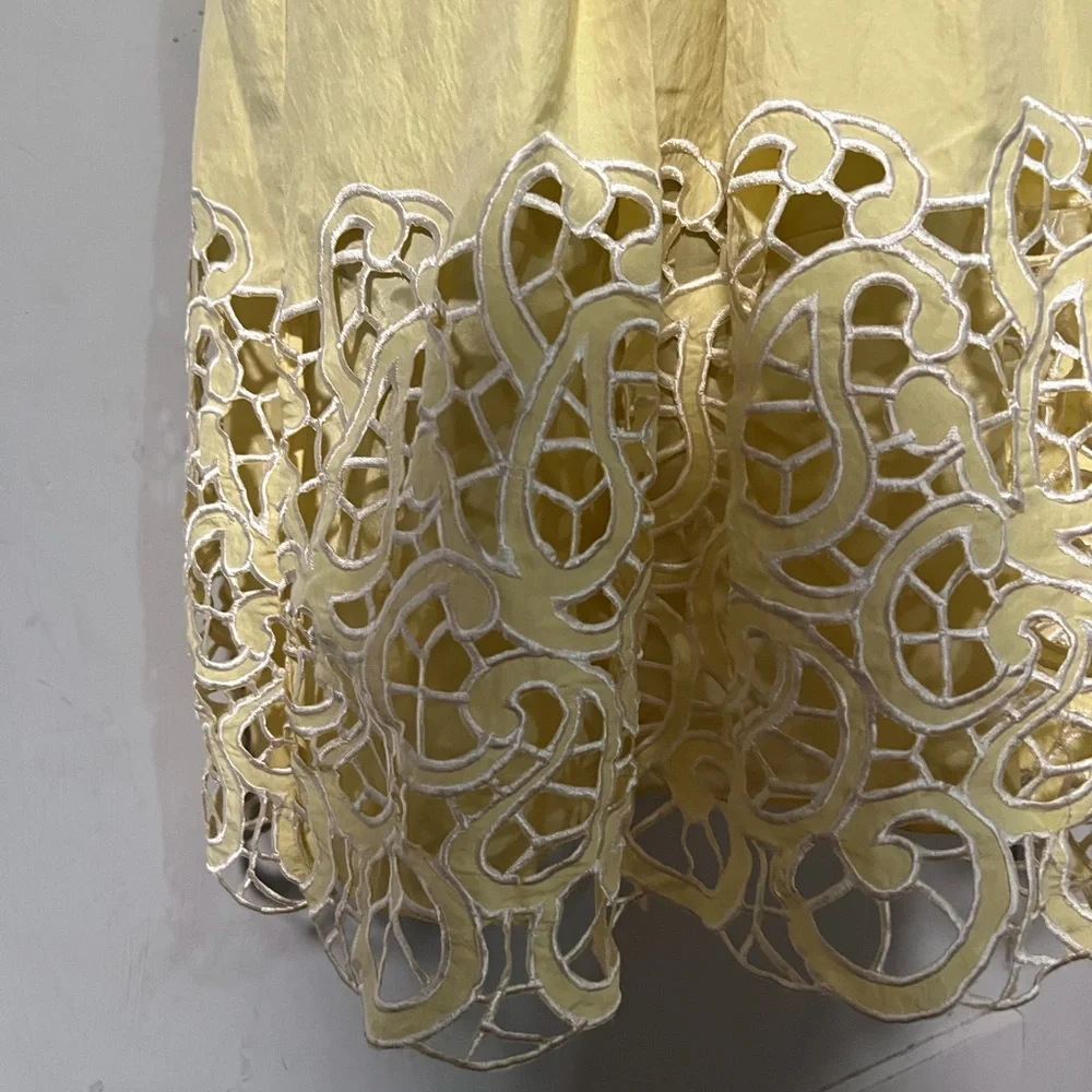 Antonio Melani yellow dress 12 - Picture 7 of 8